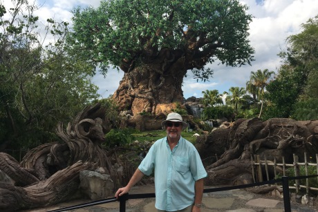 Graham at the Tree of Life at Disney's Animal Kingdom